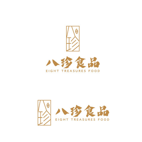 八珍食品logo设计