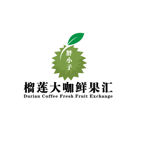 榴莲大咖鲜果汇logo设计