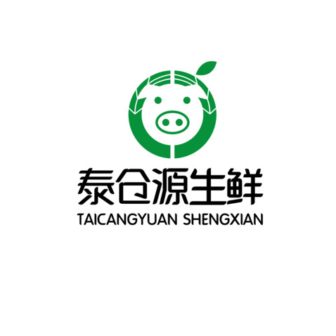 泰仓源生鲜logo设计