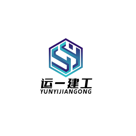 运一建工logo设计