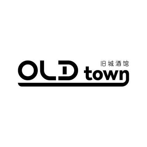 ld town旧城酒馆logo设计