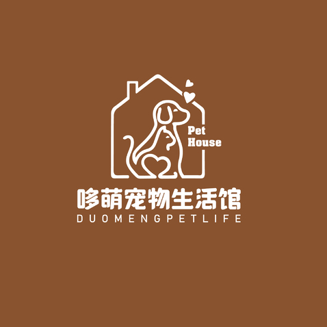 哆萌宠物生活馆logo设计