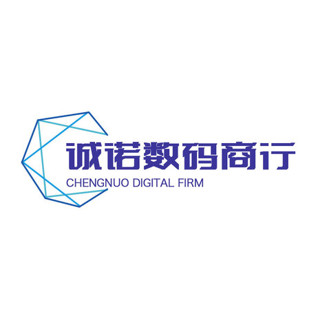 诚诺数码商行logo设计