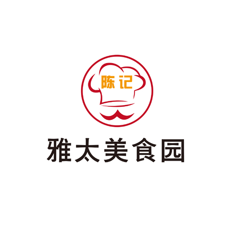 雅太美食园logo设计