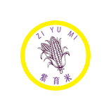 紫育米圆形logo设计