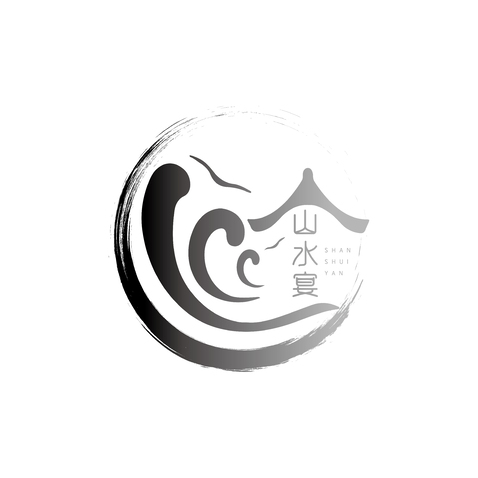 山水宴logo设计