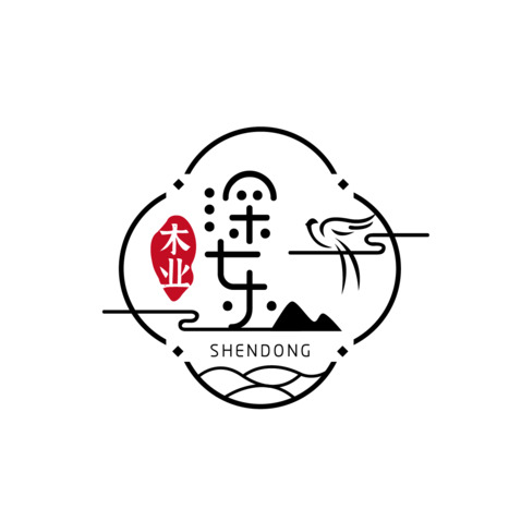 深东木业logo设计