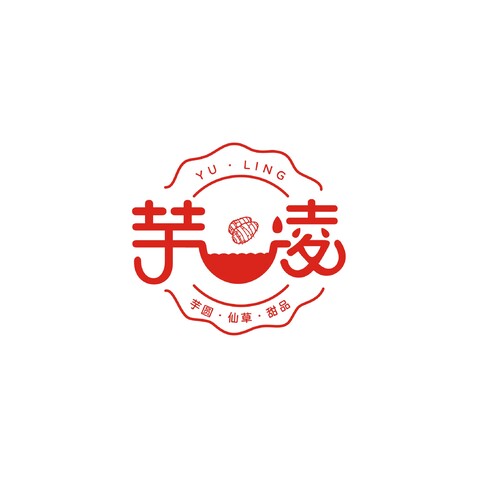 芋凌坊logo设计