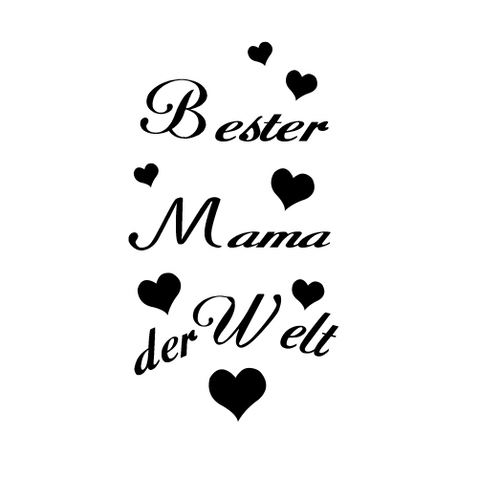 beste mama der weltlogo设计