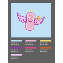 卫生巾卡通设计