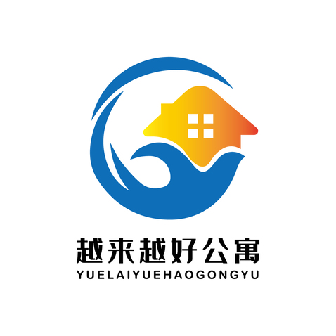 越来越好公寓logo设计