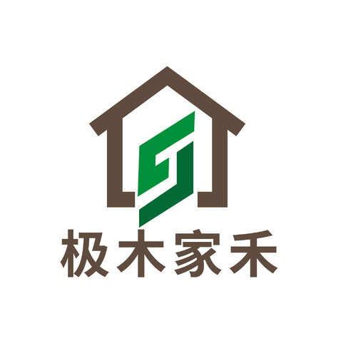 极木家禾logo设计