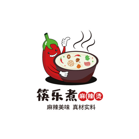 筷乐煮logo设计