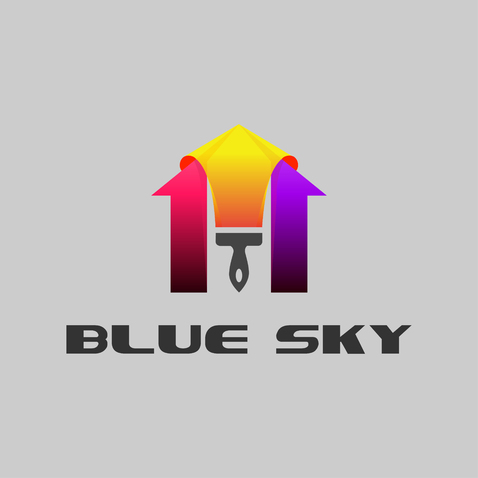 BLUE SKYlogo设计