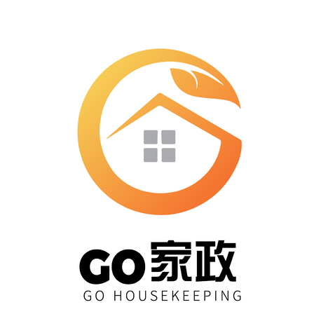 GO家政logo设计