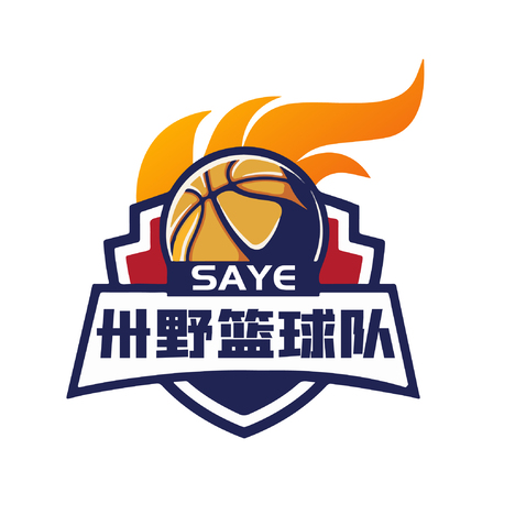 篮球盾牌徽章logo设计