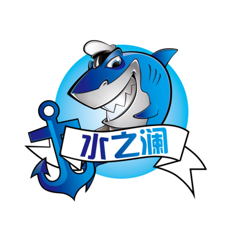 水之澜游泳俱乐部logo设计