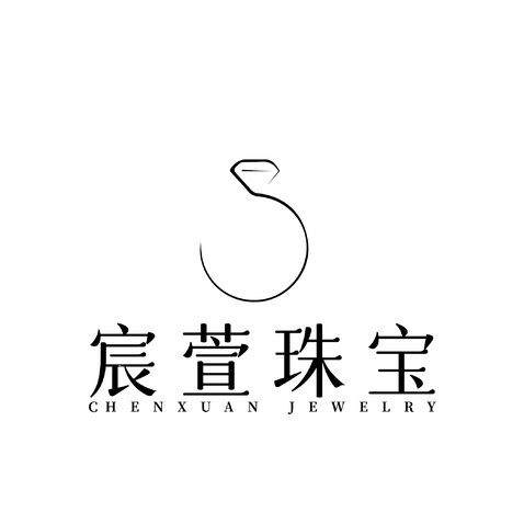 宸宣珠宝logo设计