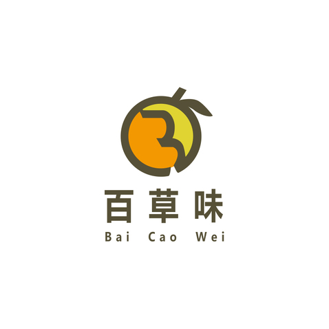 百草味logo设计