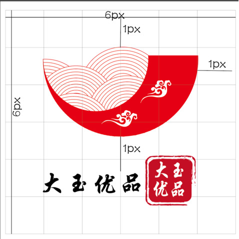 大玉优品logo设计