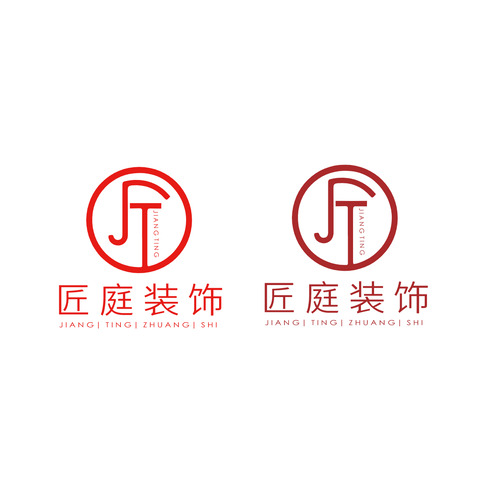 匠庭装饰logo设计