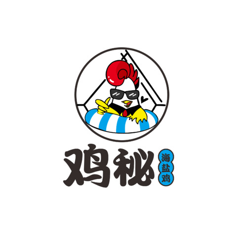 鸡秘logo设计