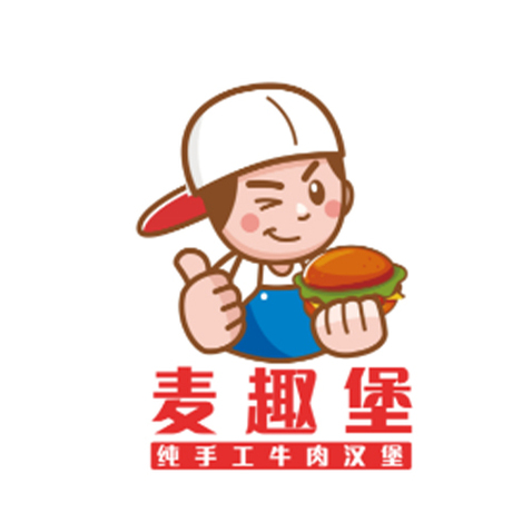 麦趣堡logo设计