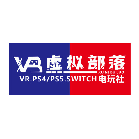 vr虚拟部落logo设计