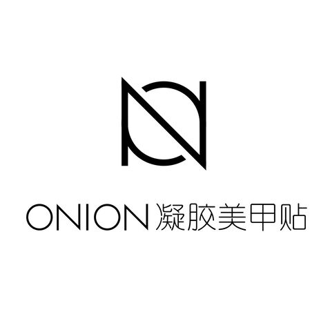 ONION凝胶美甲贴logo设计