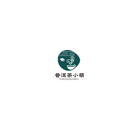 普洱茶小萌logo设计