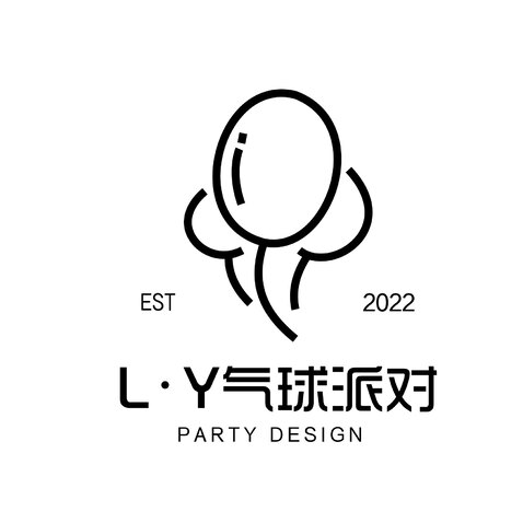 气球派对logo设计