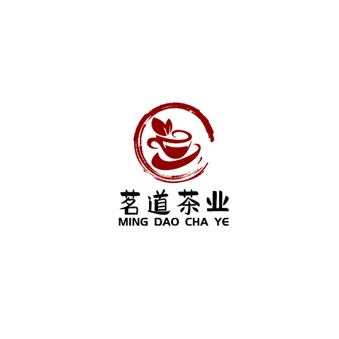 茗道茶业logo设计