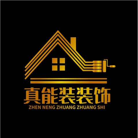 真能装装饰logo设计