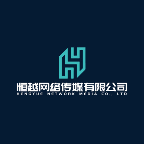 恒越网络logo设计