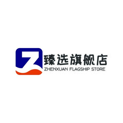 臻选旗舰店logo设计