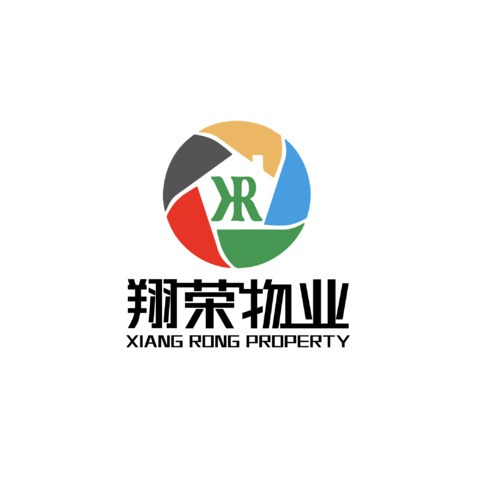 翔荣物业logo设计