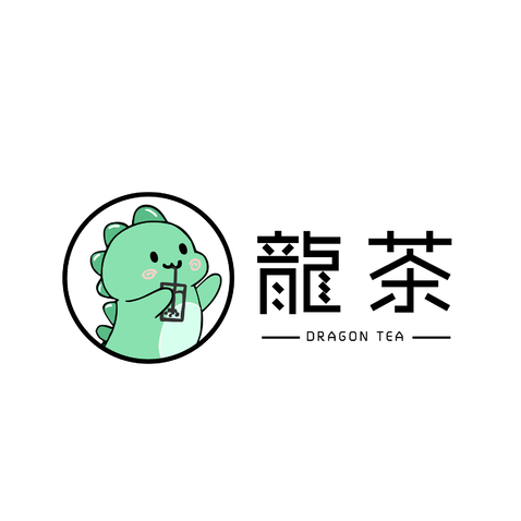 龍茶logo设计