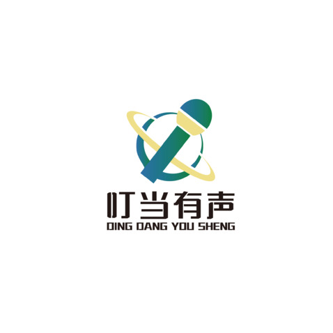 叮当有声logo设计