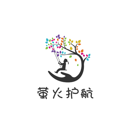 萤火护航logo设计