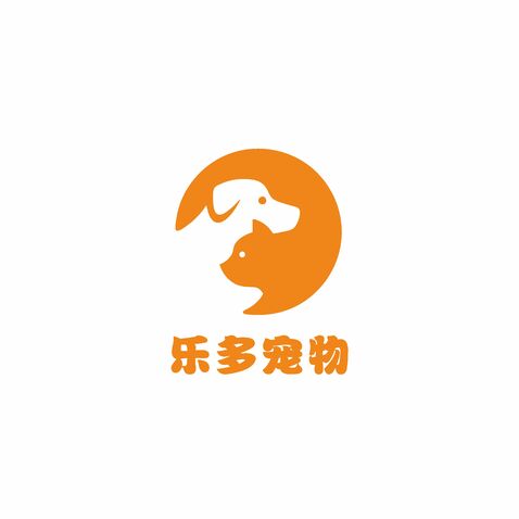 乐多宠物logo设计