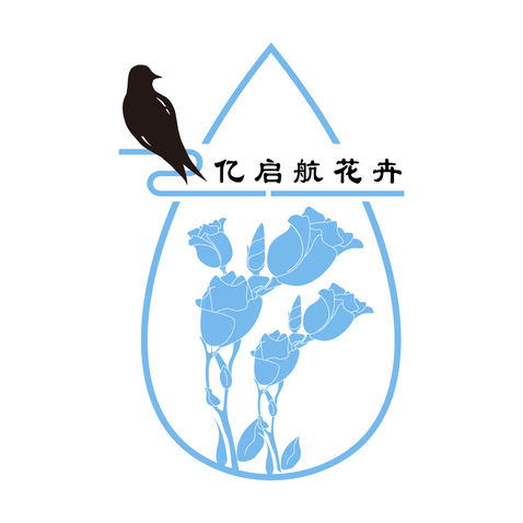 经营洋桔梗花logo设计