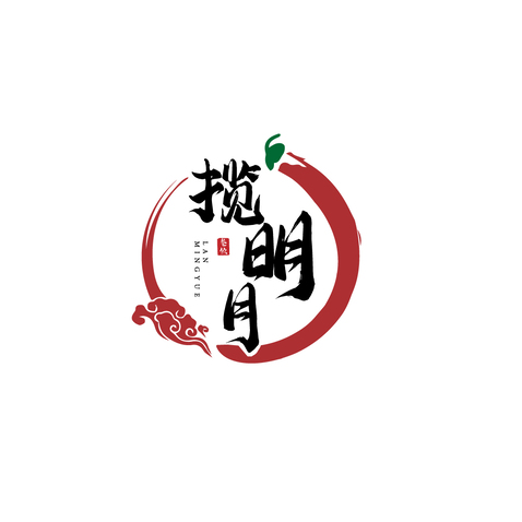 揽明月logo设计