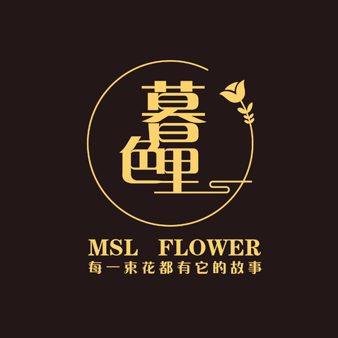 花店logo设计