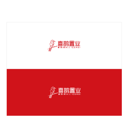 喜鹊置业logo设计