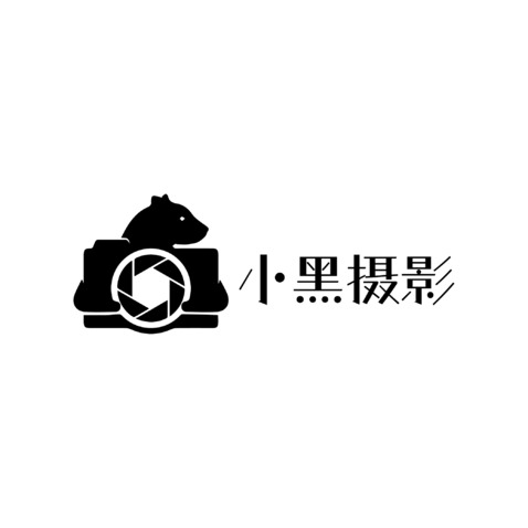 小黑摄影logo设计