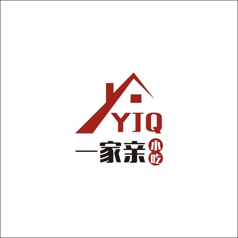 一家亲小吃logo设计