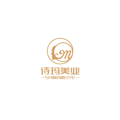 诗玛美业logo设计