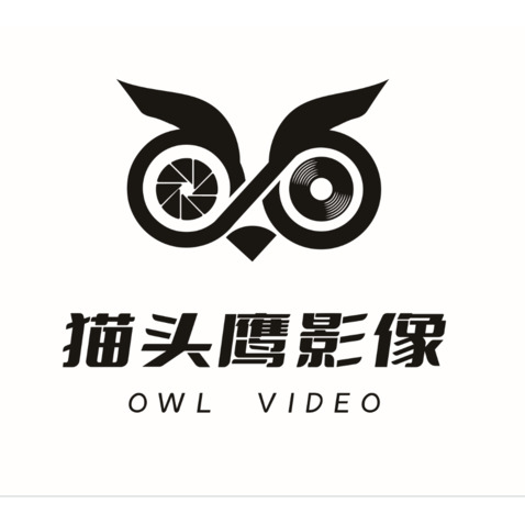 猫头鹰影像logo设计