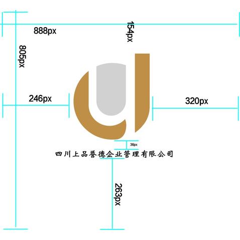 四川上品誉德企业管理有限公司logo设计