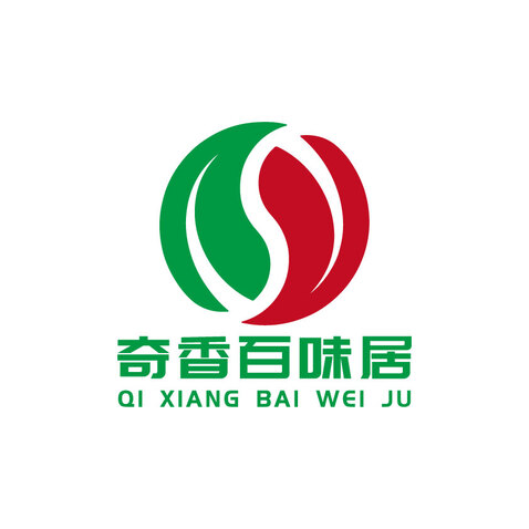 奇香百味居logo设计